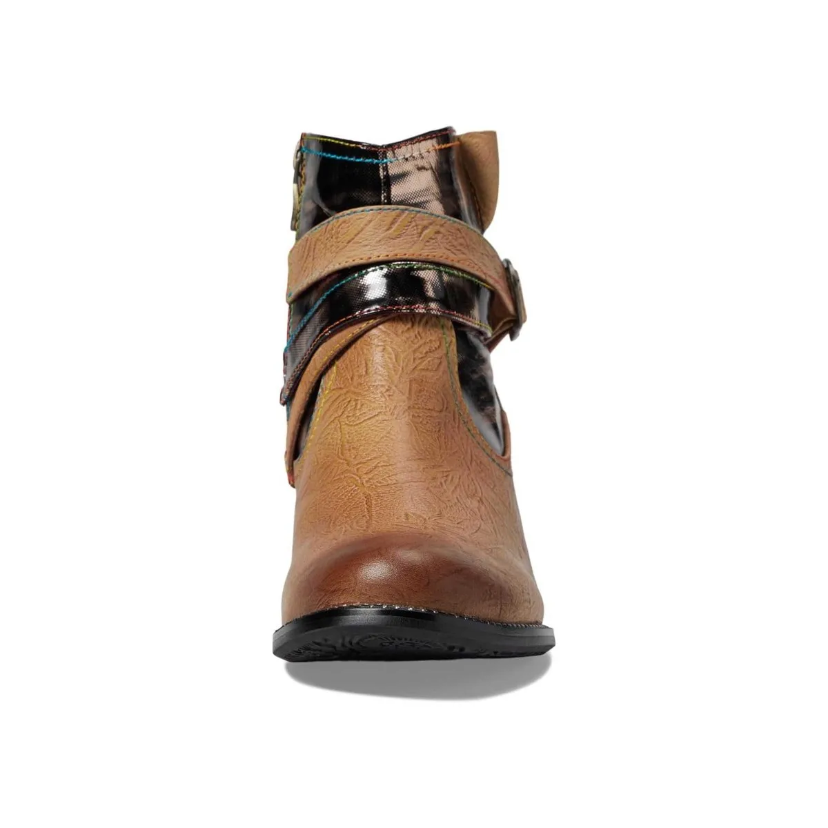 Spring Step Women's Zhamsha-Shine Brown Multi Plain Finish