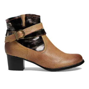 Spring Step Women's Zhamsha-Shine Brown Multi Stylish Form Prairie Hike