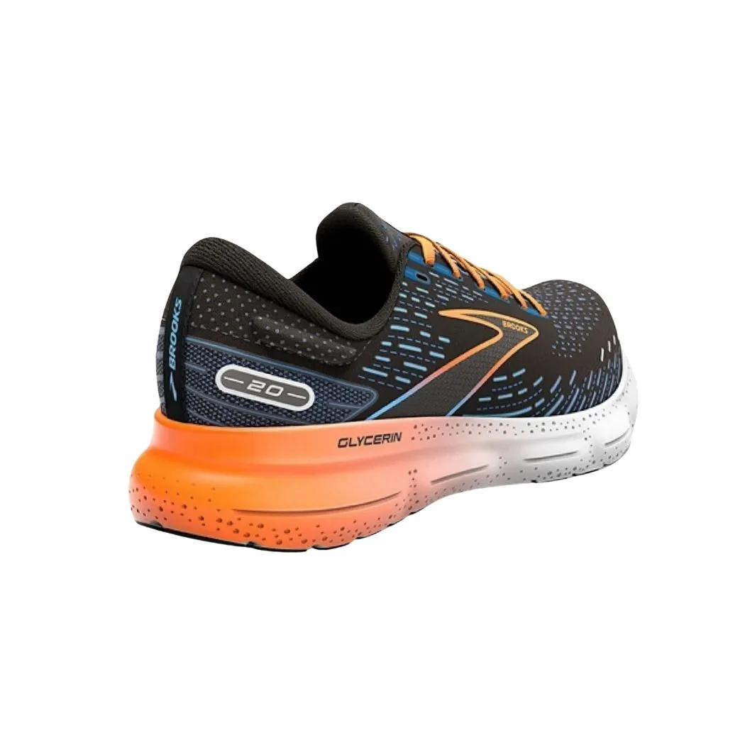 brooks Glycerin 20 Men's Running Shoes Breathable Interior Lining Cushioned Insole