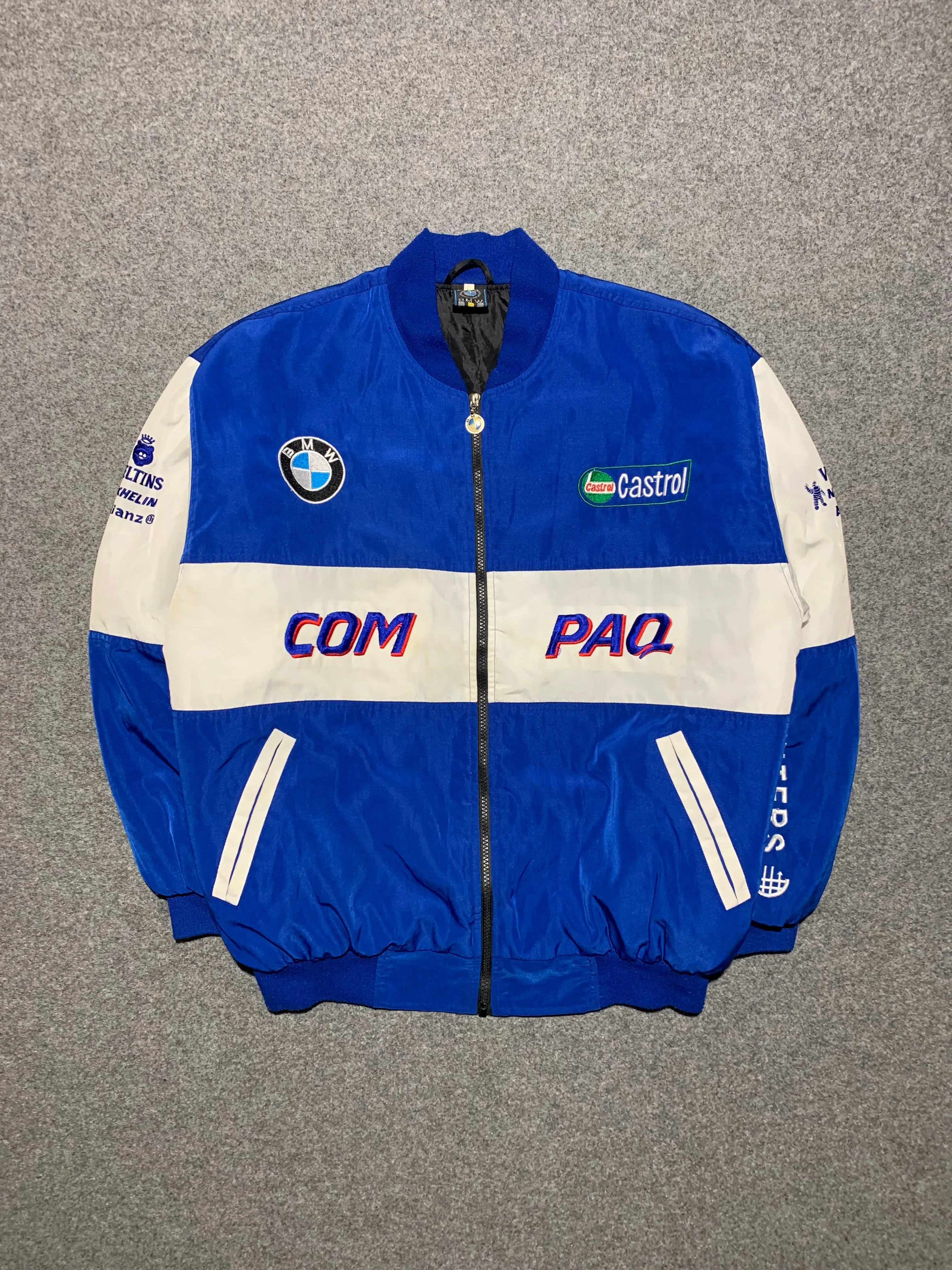 BMW 1994 bomber Anti Static Lining Two Way Zipper