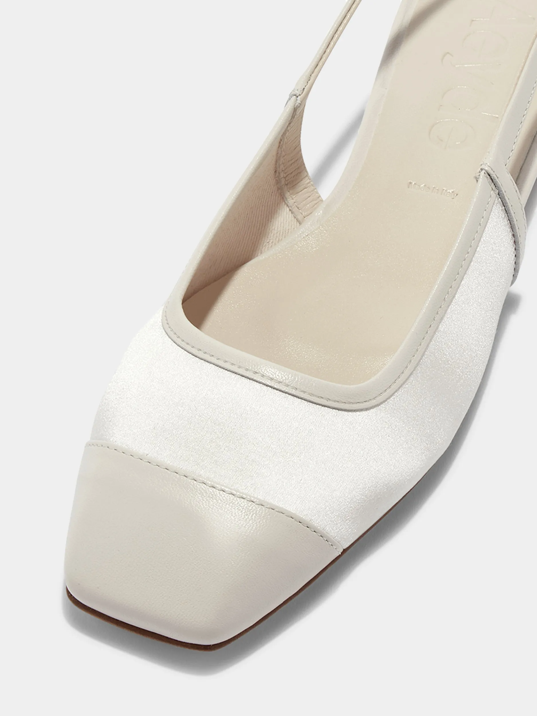 Club Pace Spring Walk Geraldine Satin Toe-Cap Slingback