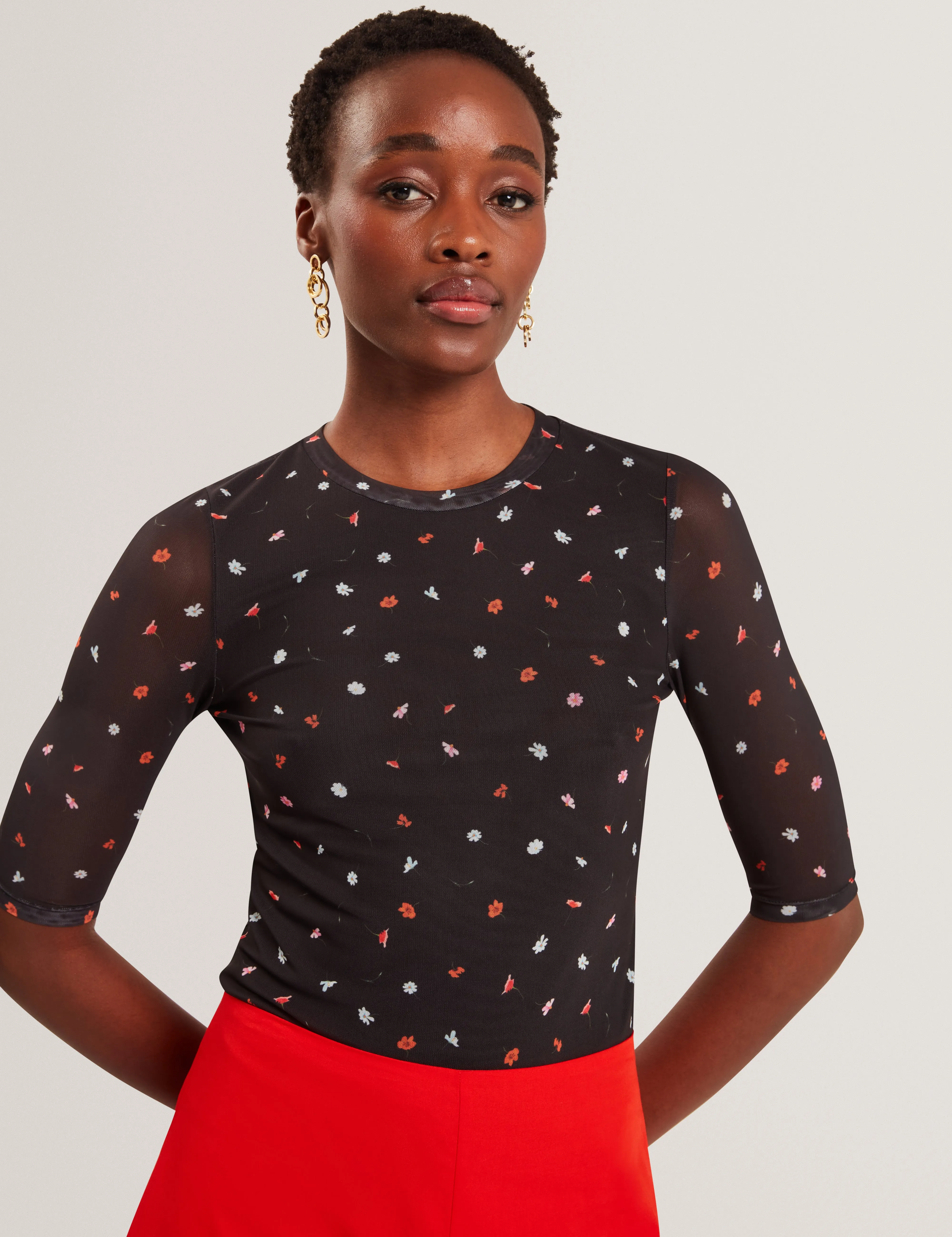 Fashionable Skirt ChafeResistant Seams CAILLA | BLACK