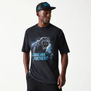 Stretch Material Carolina Panthers NFL Games Premium Apparel Black Oversized T-Shirt