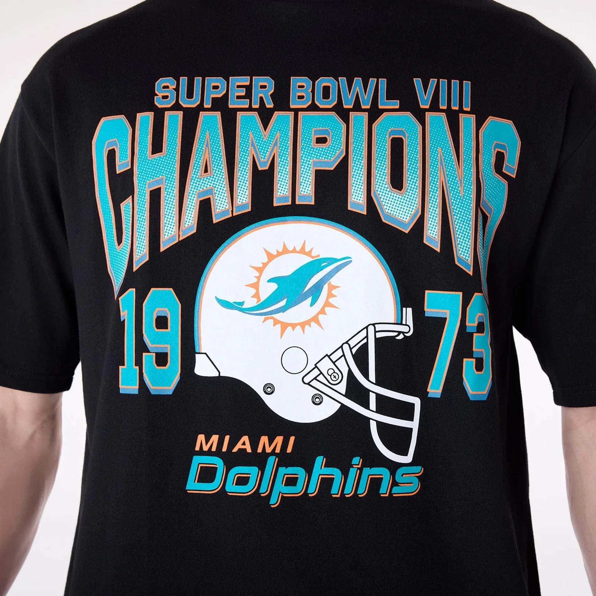 Sustainable production Classic Layer Miami Dolphins NFL Helmet Black T-Shirt