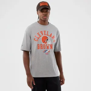 Cleveland Browns NFL International Series Games Grey Oversized T-Shirt timeless Anti Bacterial Treatment