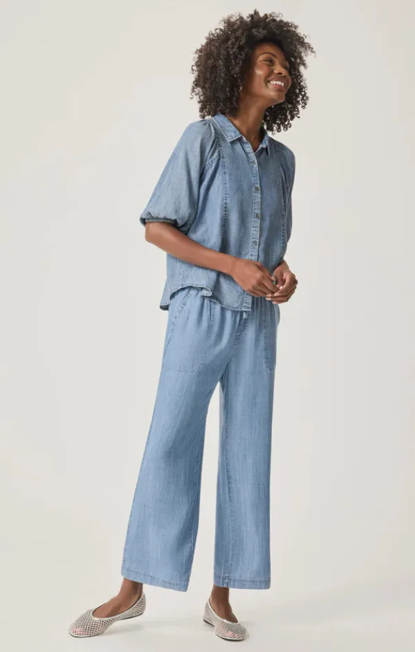 TouchscreenCompatiblePockets Angie Indigo Pant