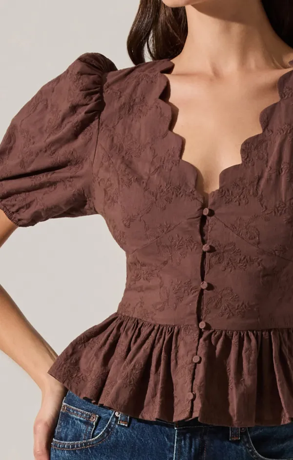 Repair Fit Fine Weave Arely Top