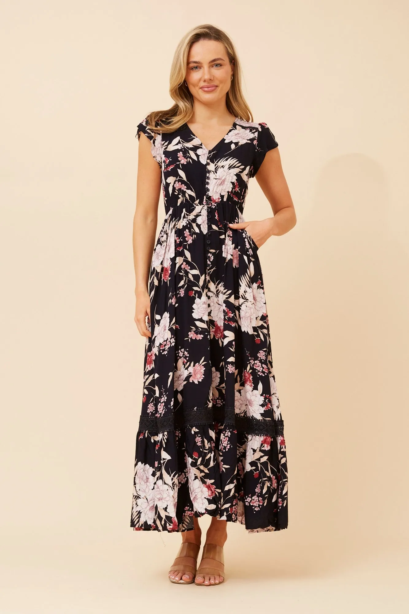 Stylish Look MOROCCO FLORAL MAXI DRESS