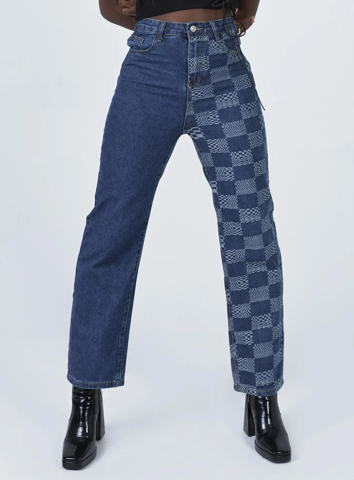 Cher Straight Leg Denim Jeans Work Meeting Beach Day