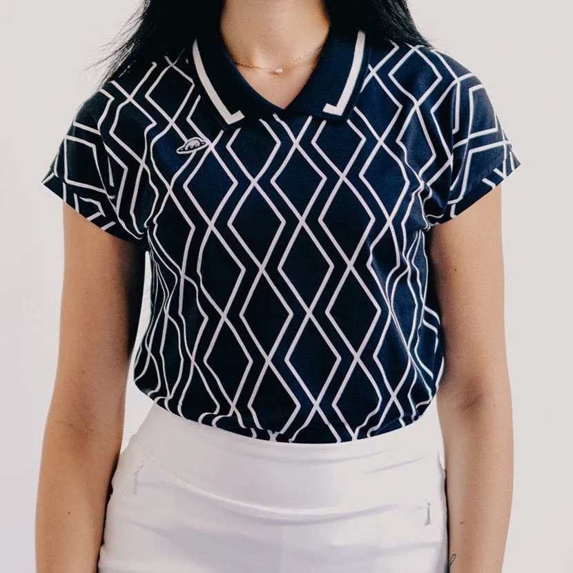 Athletic Fit Radmor Karley Deco Diamond - Blue Graphite/Snow White