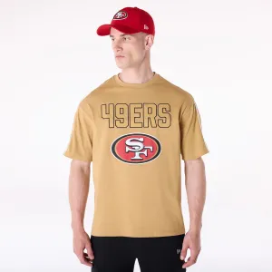 San Francisco 49Ers NFL Heritage Beige Oversized T-Shirt Basic Layer