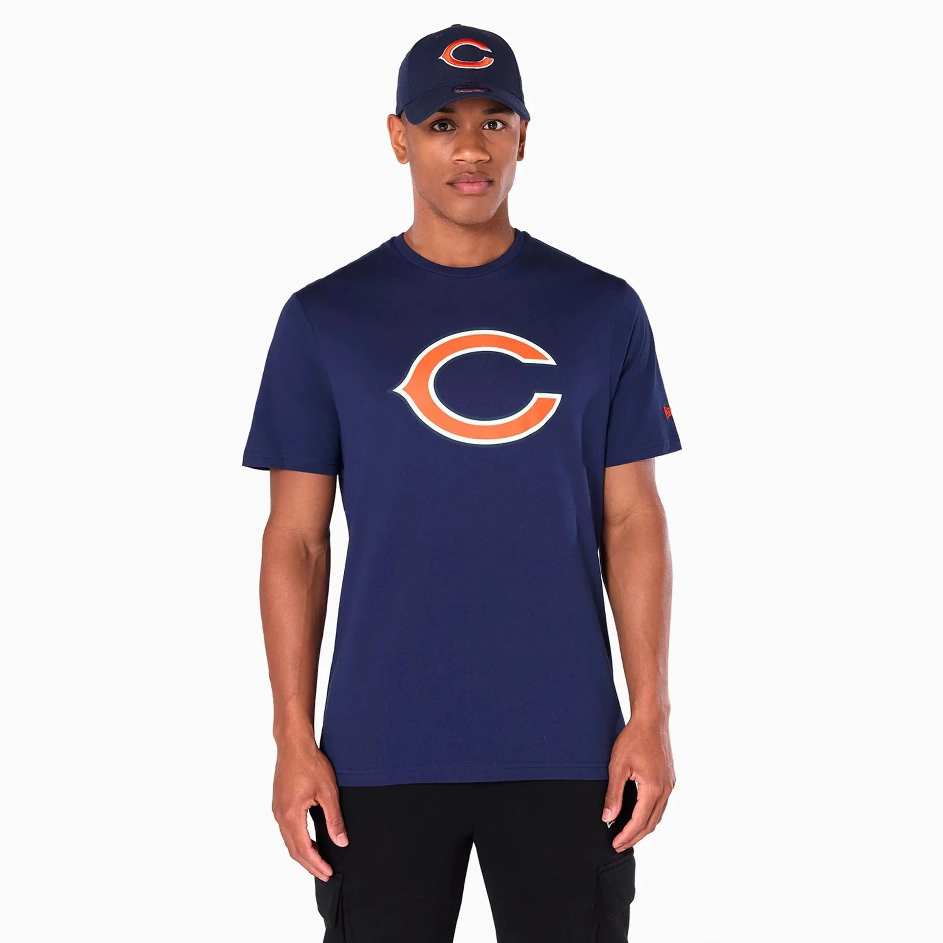 Roomy Design Non Fading Material Chicago Bears NFL Navy T-Shirt