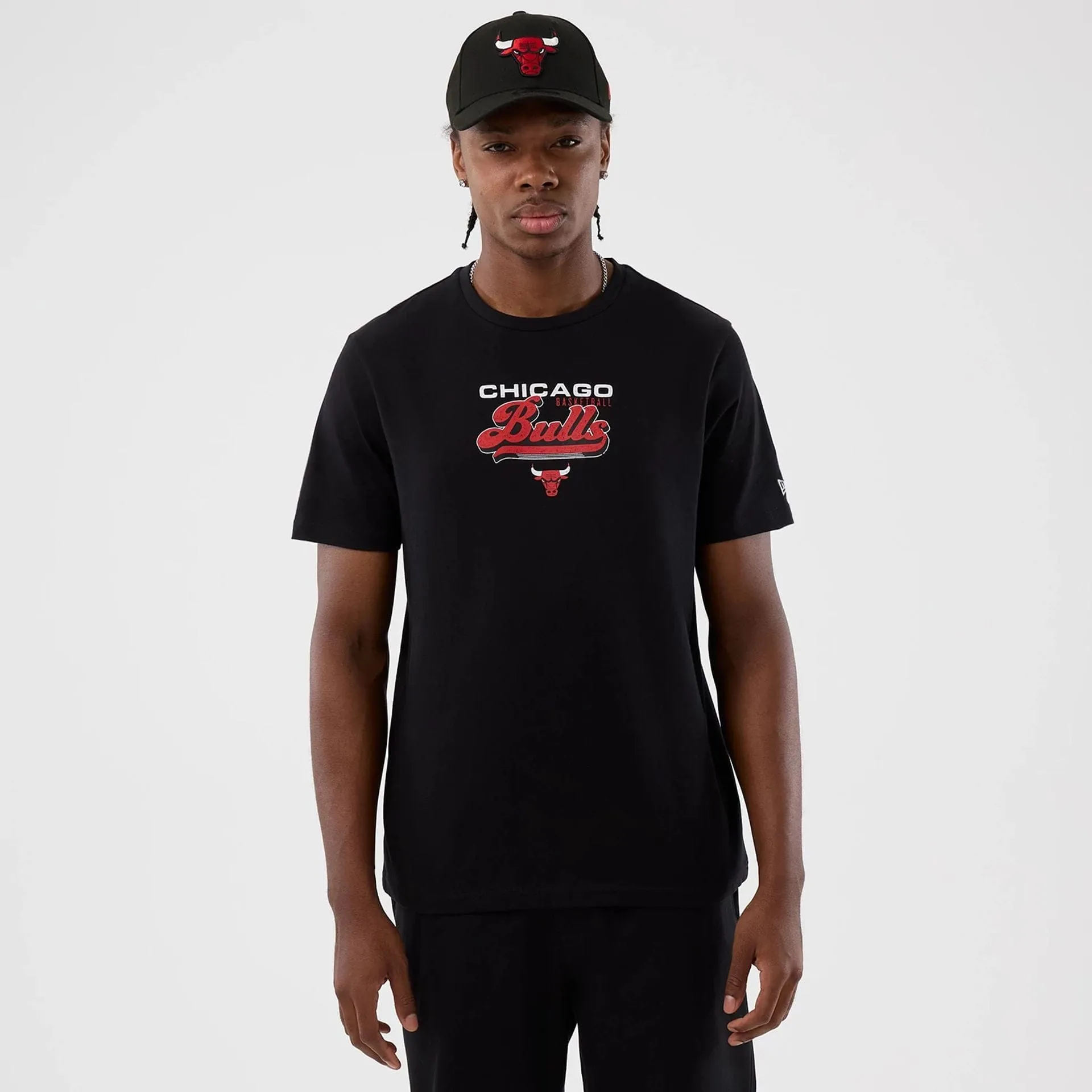 Chicago Bulls NBA Back To School Black T-Shirt Reversible Design Concept Non Restrictive Fit