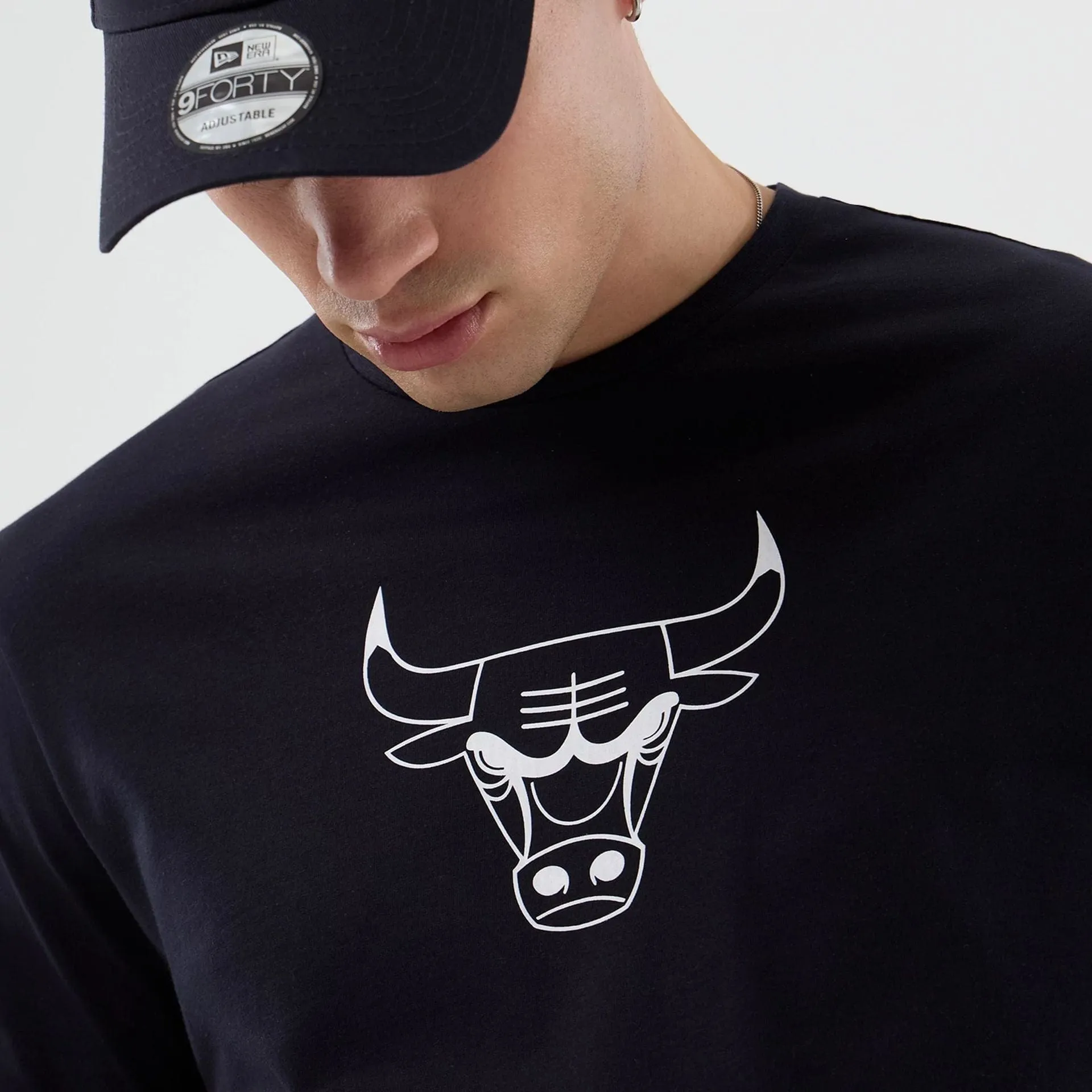 hypoallergenic material sporty wear Chicago Bulls NBA Back To School Navy T-Shirt