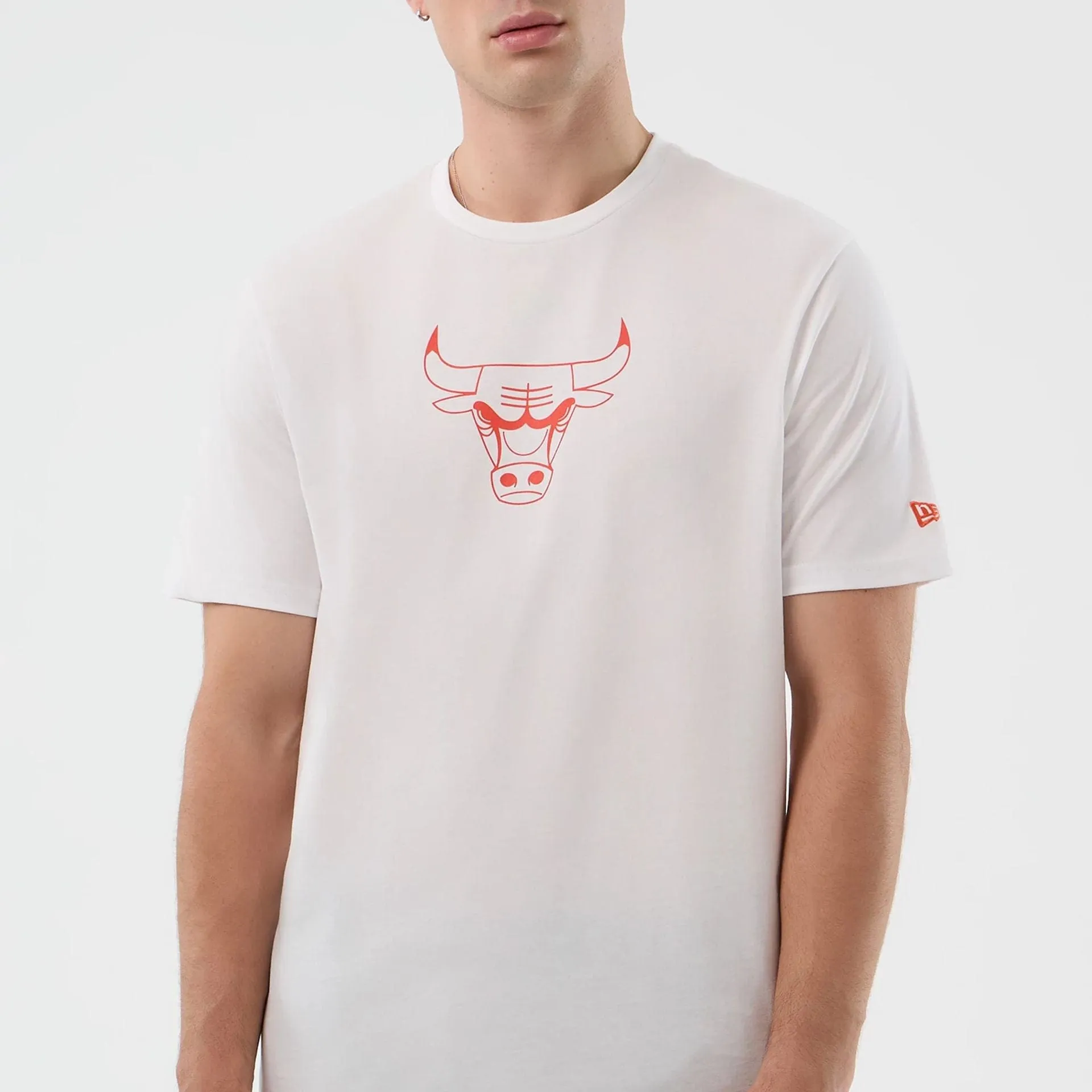 Chicago Bulls NBA Back To School White T-Shirt Casual Chic