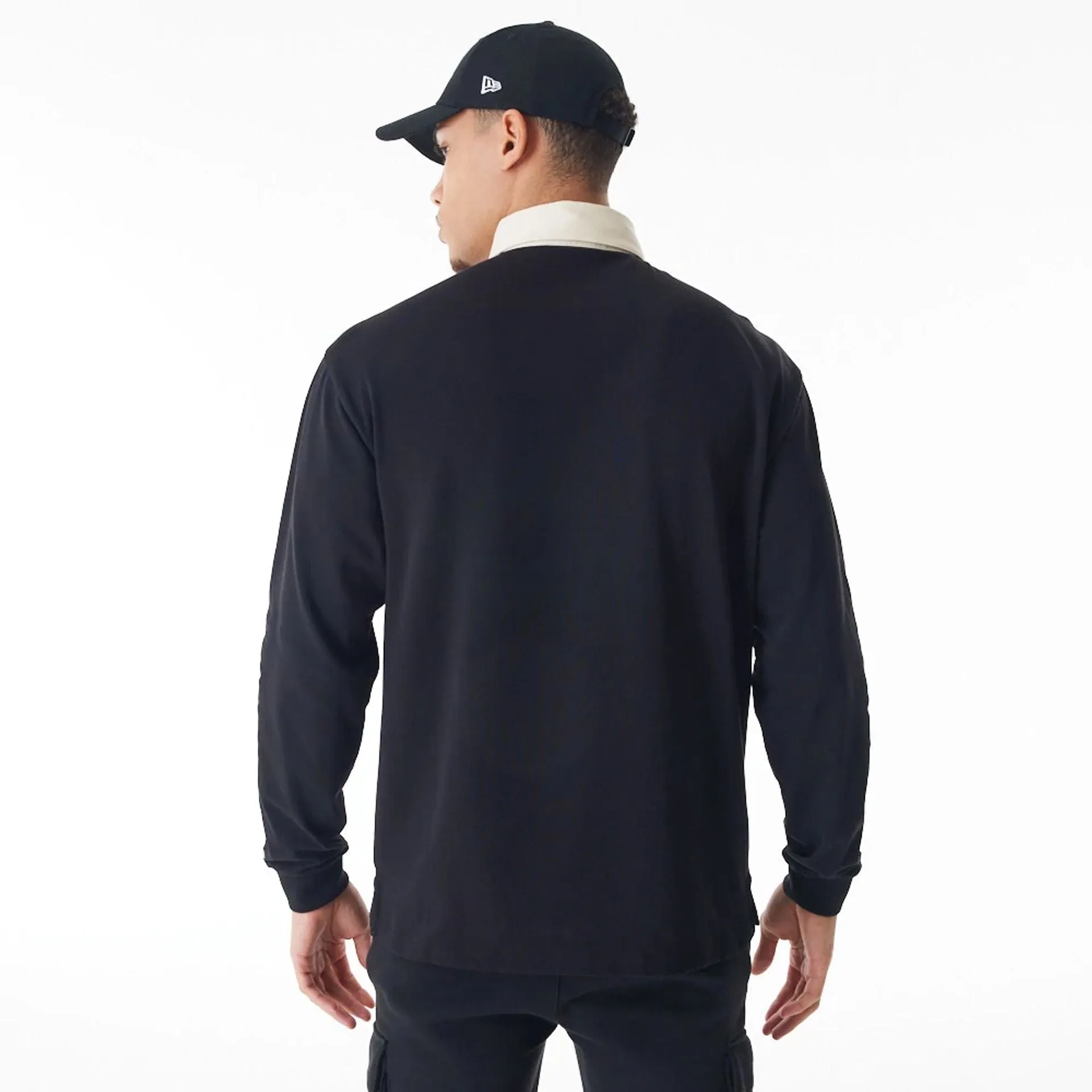 Chicago Bulls NBA Lifestyle Black Rugby Shirt Essential layering piece