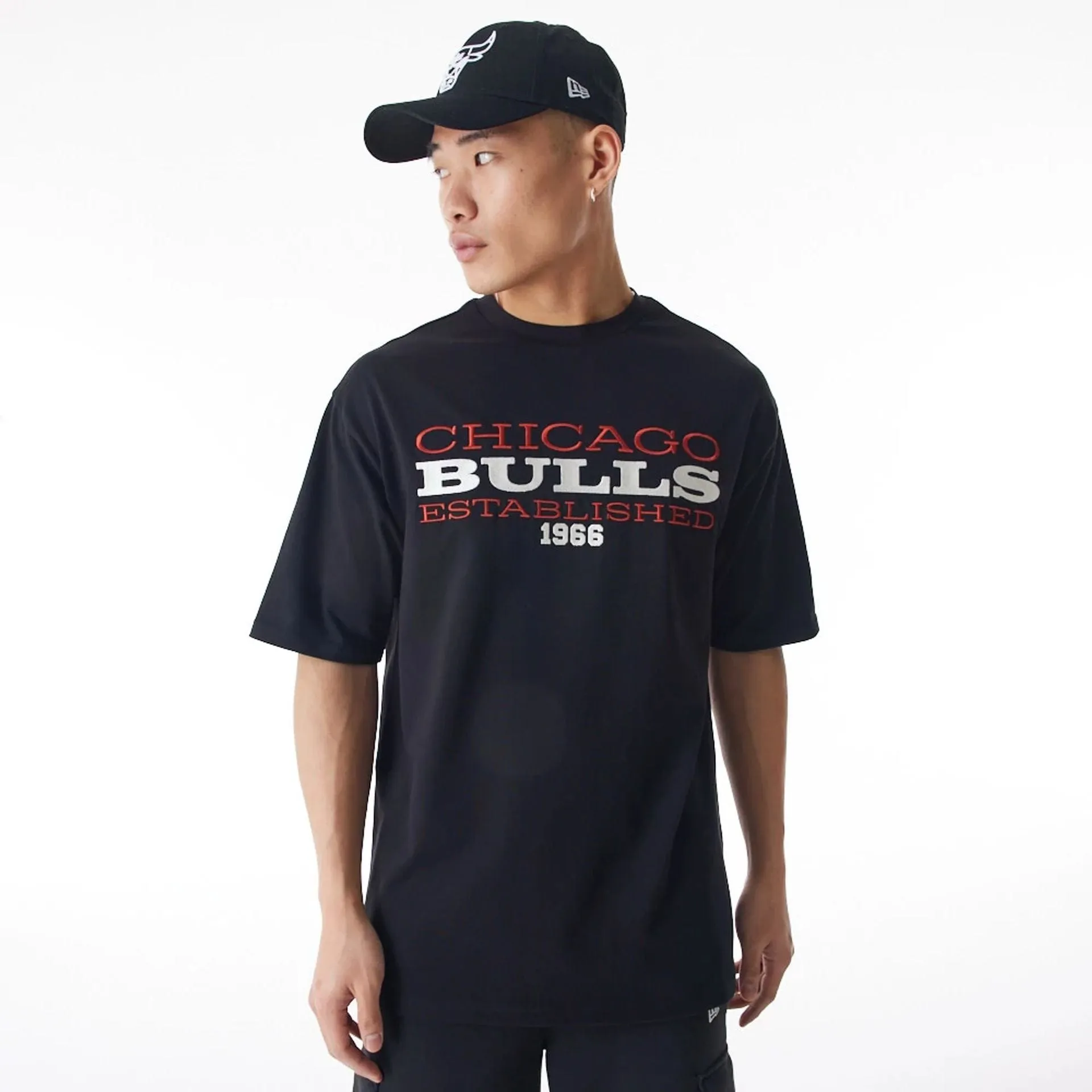 Chicago Bulls NBA Lifestyle Black T-Shirt dry cleanable