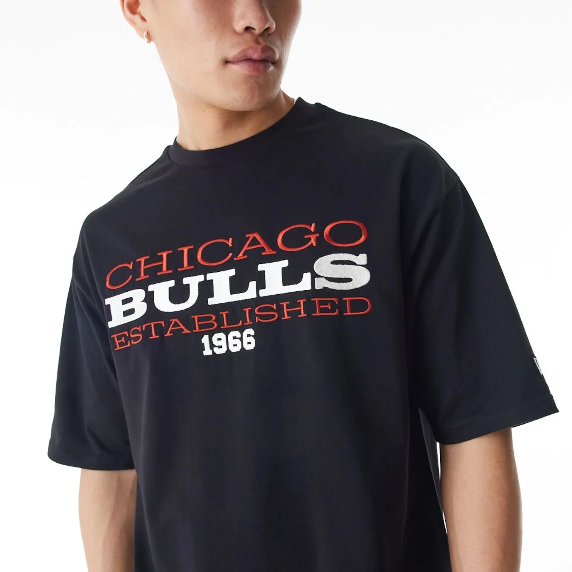 Chicago Bulls NBA Lifestyle Black T-Shirt Quick Comfort Fit