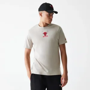 Comfort Waist Chicago Bulls NBA Logo Cream T-Shirt