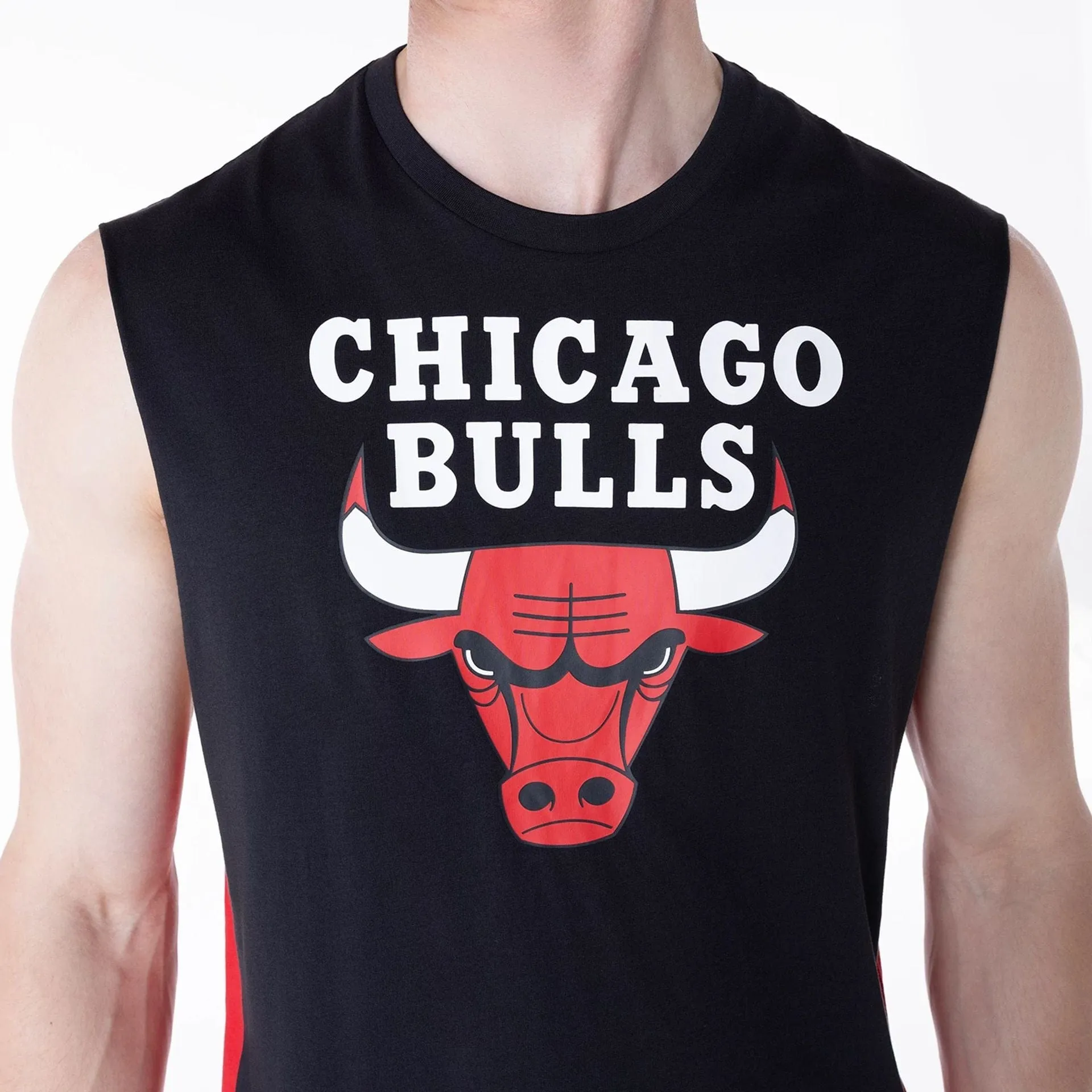 Chicago Bulls NBA Panel Black Vest Fit For All