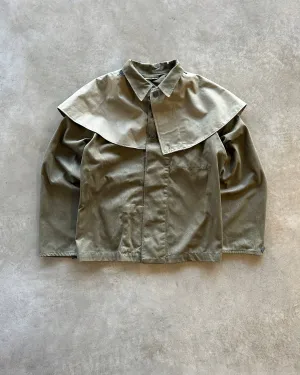 Soft Shell Rugged Daily Style 80s military cape coat (M)