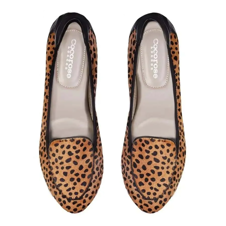 Clapham - Leopard Print Leather Loafers Neat Build Swing Step
