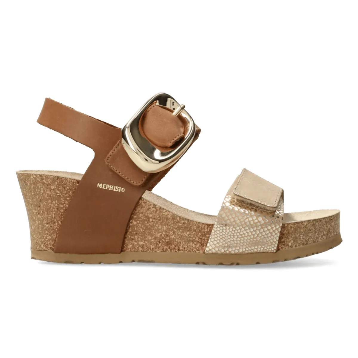 Mephisto Women's Leandre Light Sand/Havana Smart Steps