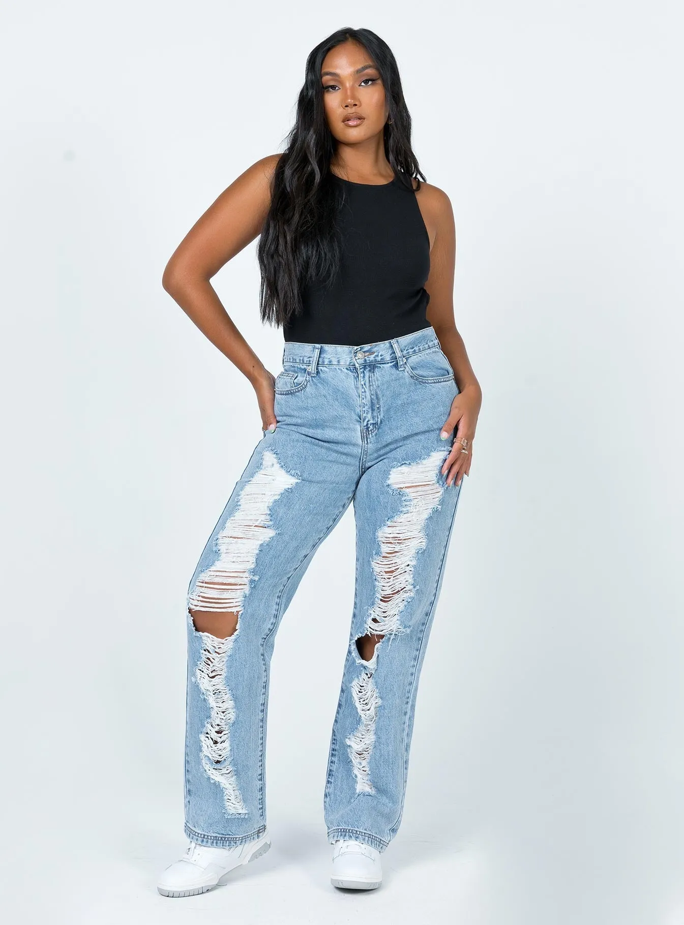 Timeless Wear Nugal Ripped Denim Jeans