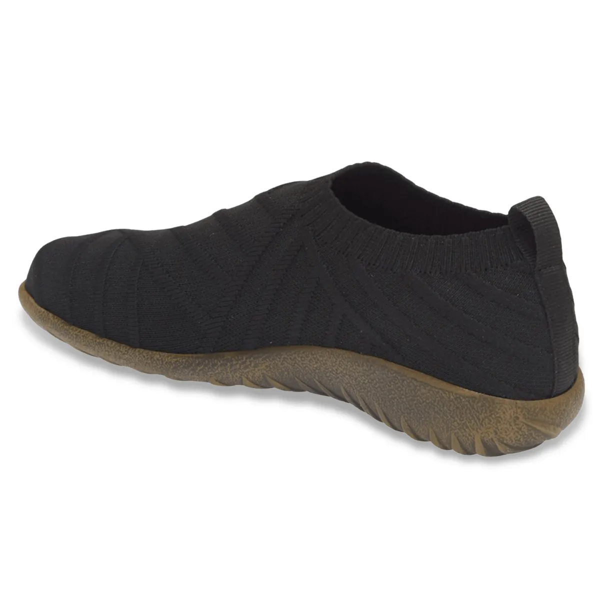 Step Flow Lightweight Outsole Naot Women's Okahu Black Knit