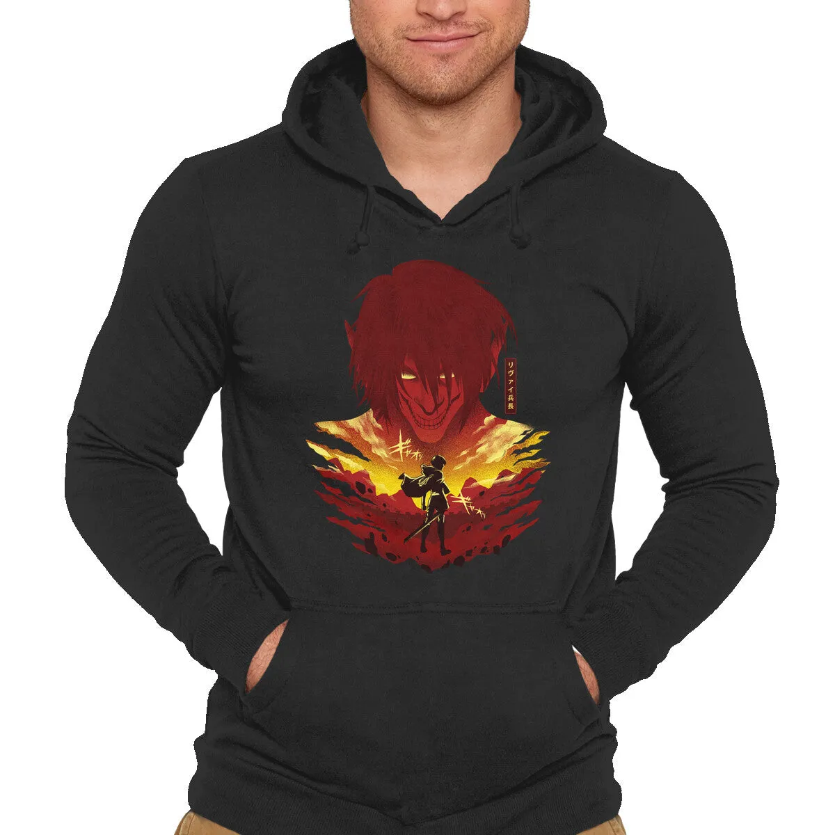 Comfy and Cozy Athletic Hoodie Humanity's Strongest