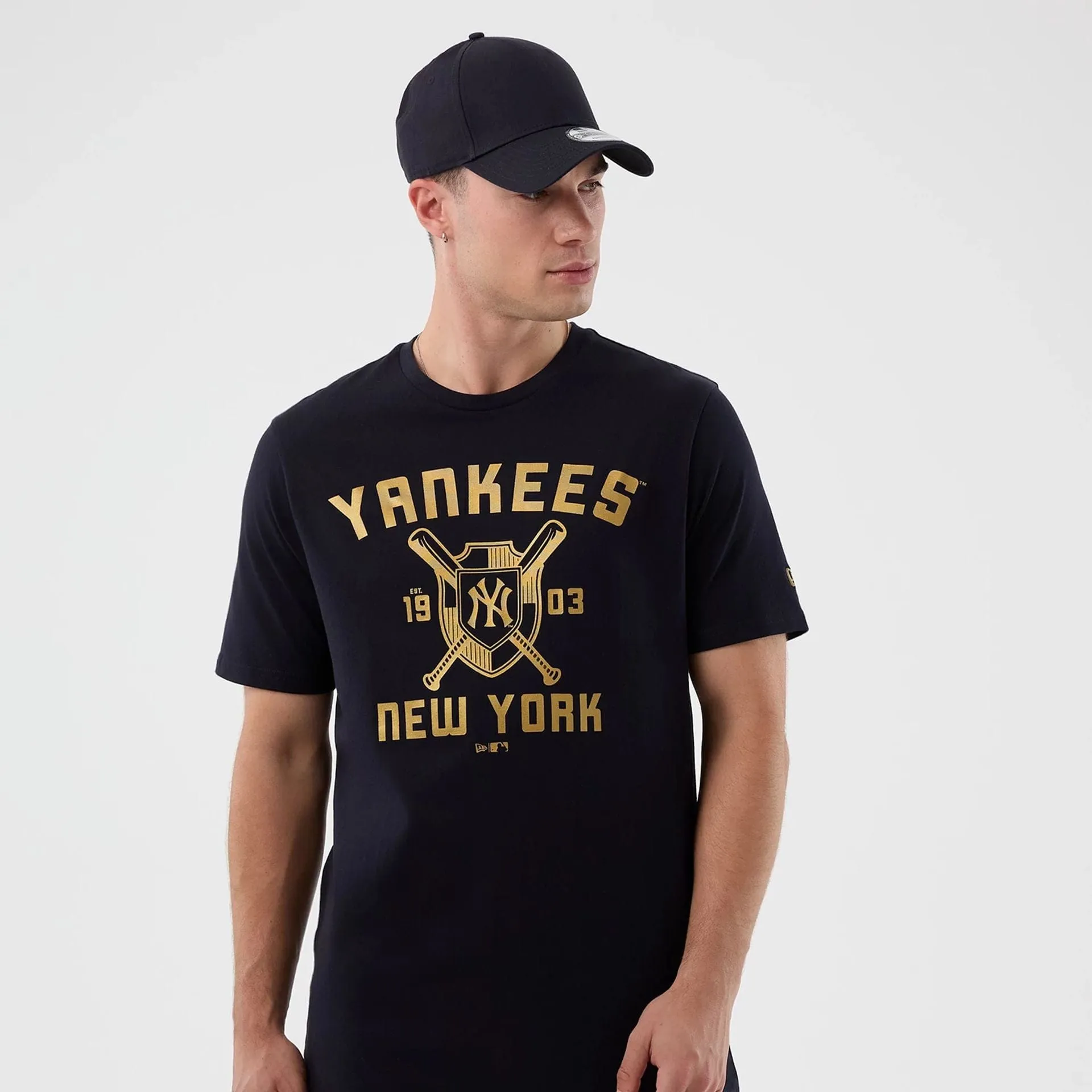 New York Yankees MLB Back To School Navy T-Shirt Modern and Soft