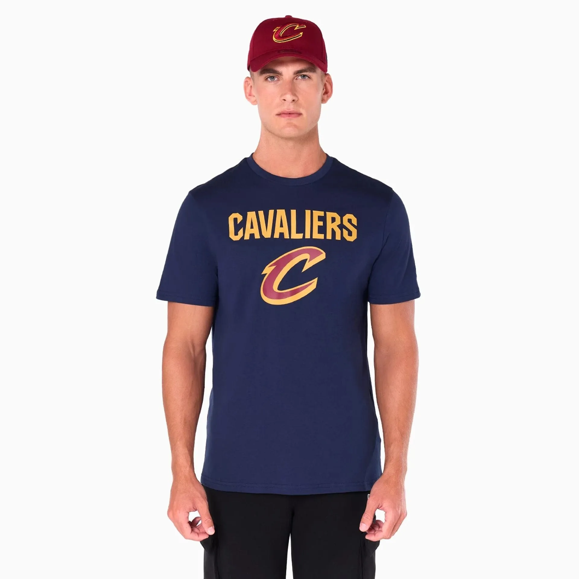 Weekend Smart Cleveland Cavaliers NBA Navy T-Shirt