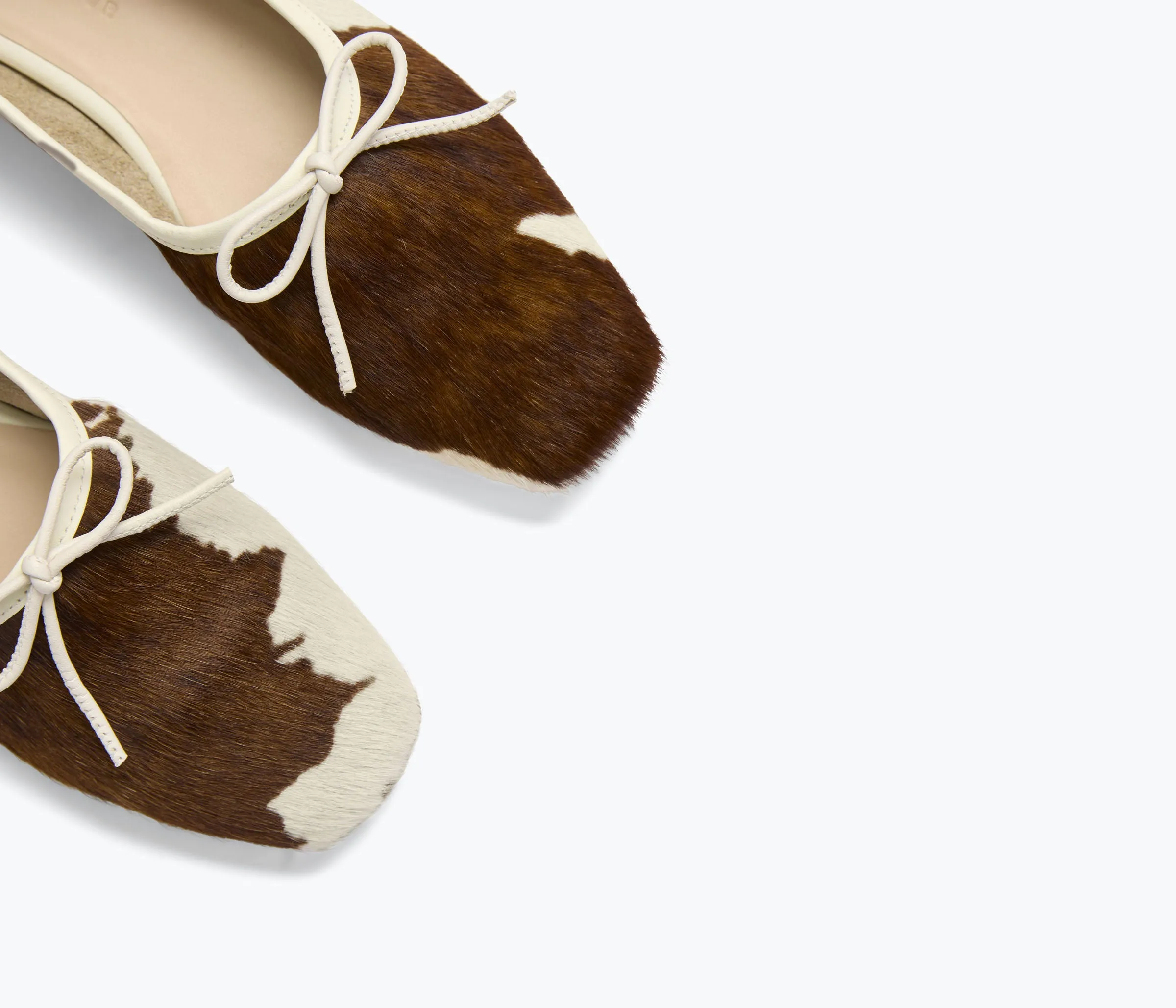 JADA SQUARE TOE BALLET FLAT Race Walk Swing Step