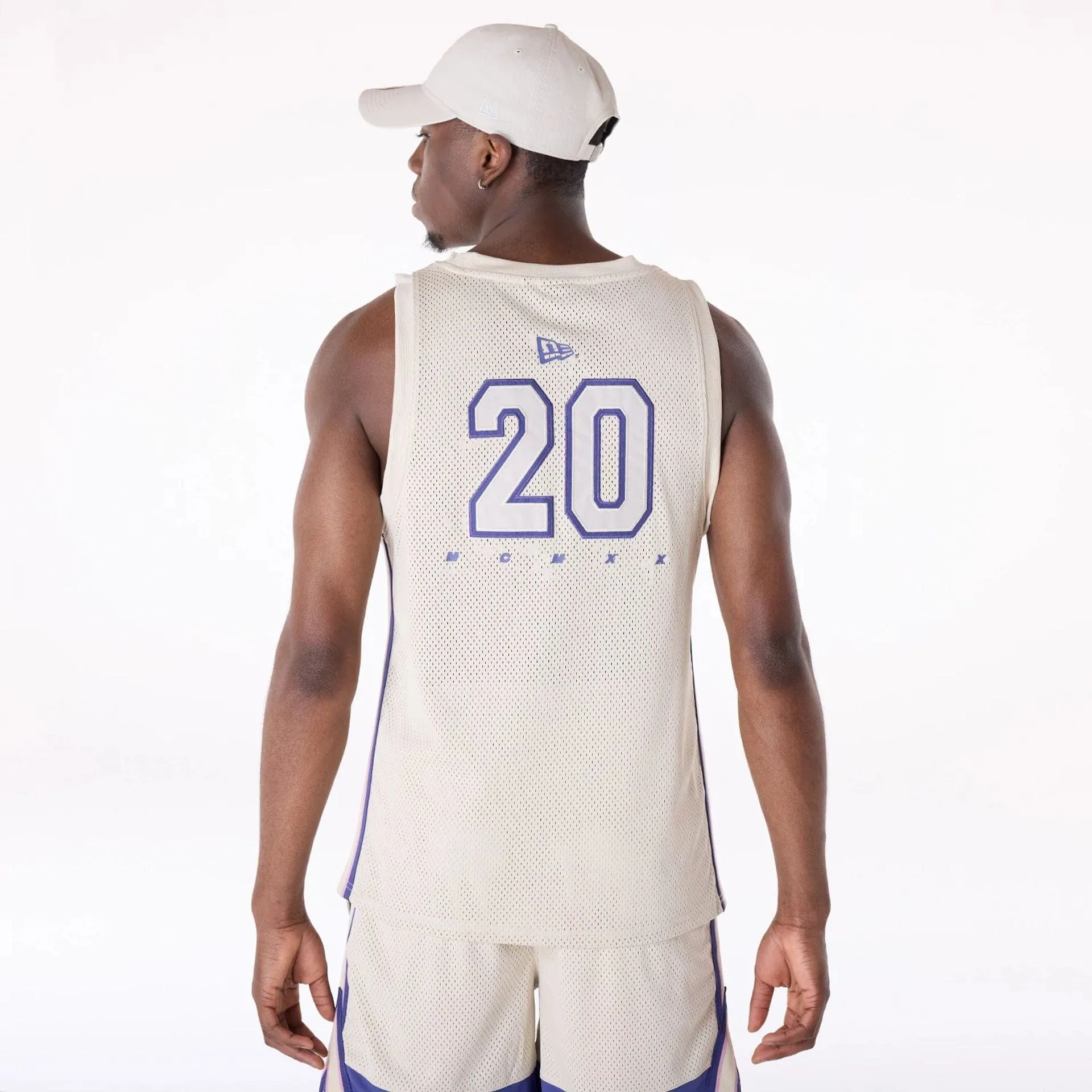 New Era Mesh Cream Vest Roomy Waist Soft And Comfortable