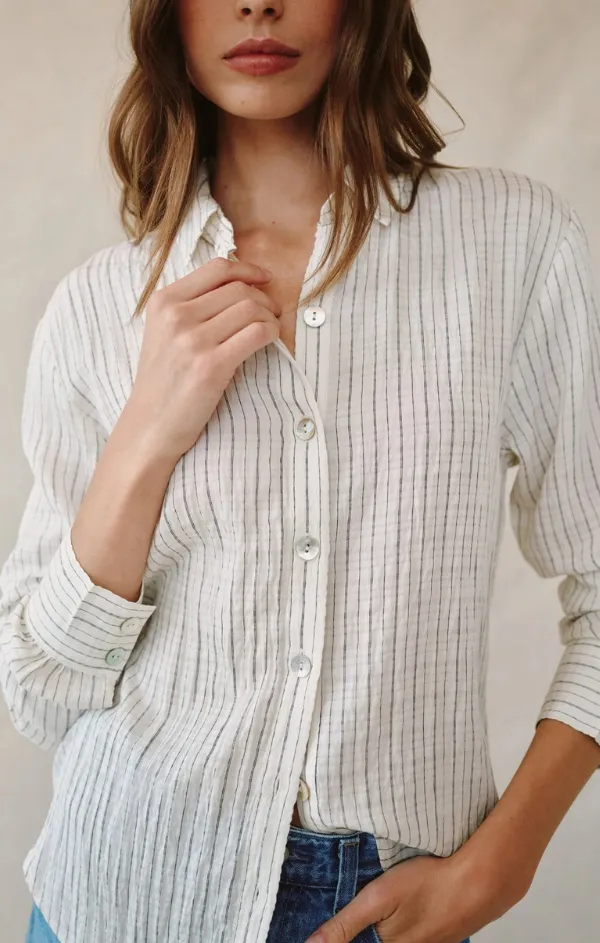 Quick Wear Boyfriend Button Down