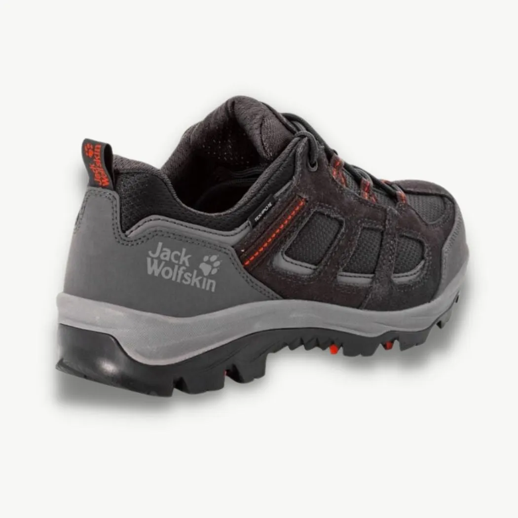 running for school events jack wolfskin Vojo 3 Texapore Low Men's Waterproof Hiking Shoes