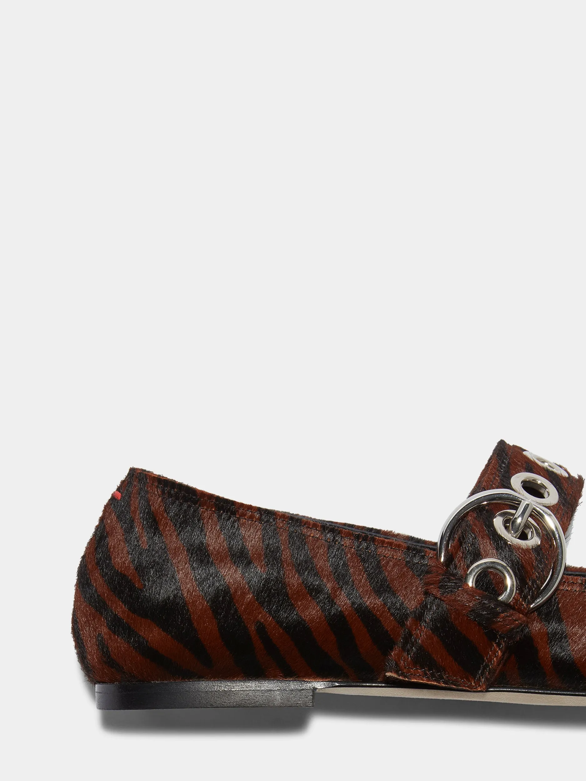 Derby Style Uma Eyelet Ponyhair Mary-Janes