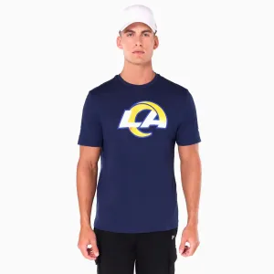 Cozy Waist UV Protection Fabric LA Rams NFL Navy T-Shirt