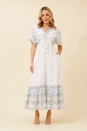 CHRISTINA MIRROR WORK DRESS Work Favorite Bright Petal