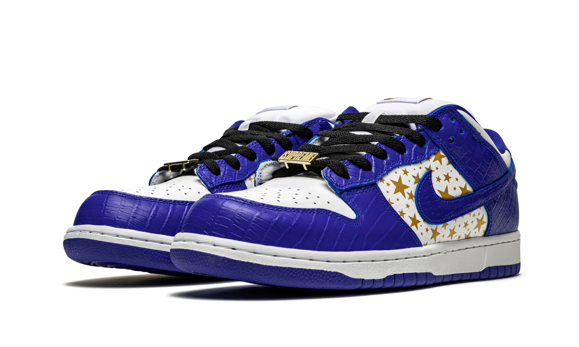 School - running challenge SB Dunk Low "Supreme - Stars - Hyper Blue"