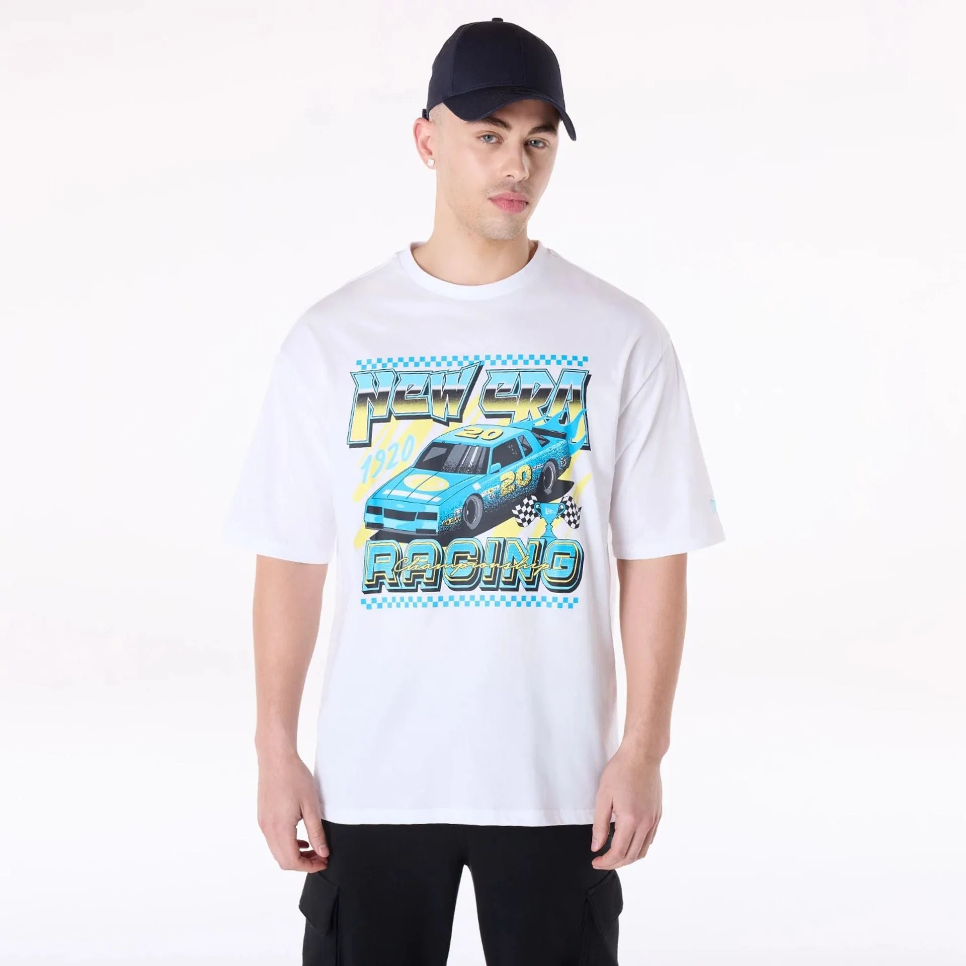 Active Layer New Era 1920 Racing Championship White T-Shirt