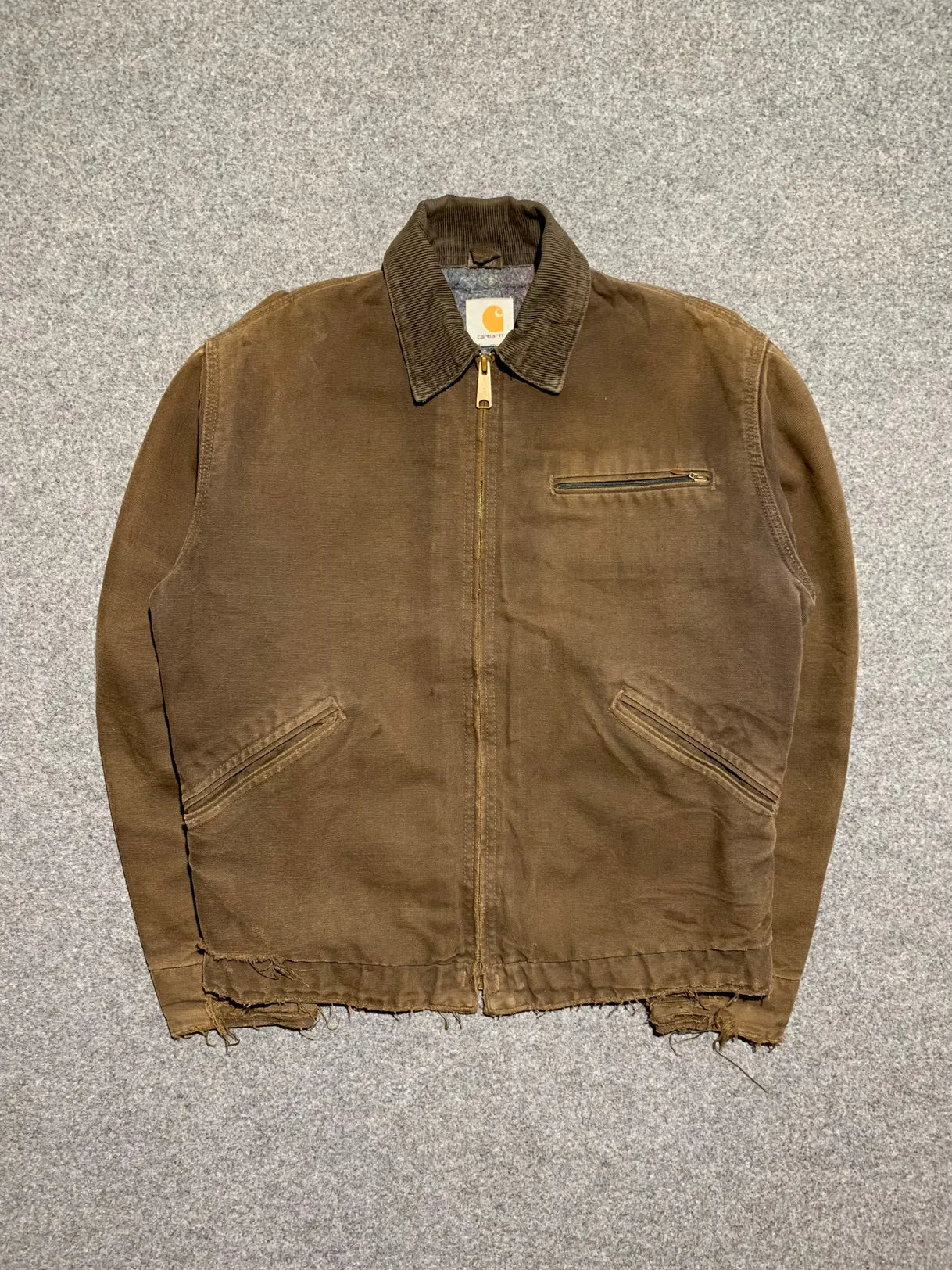 Eco Friendly Dye Process 80s Carhartt Detroit Jacket Made in USA (M)