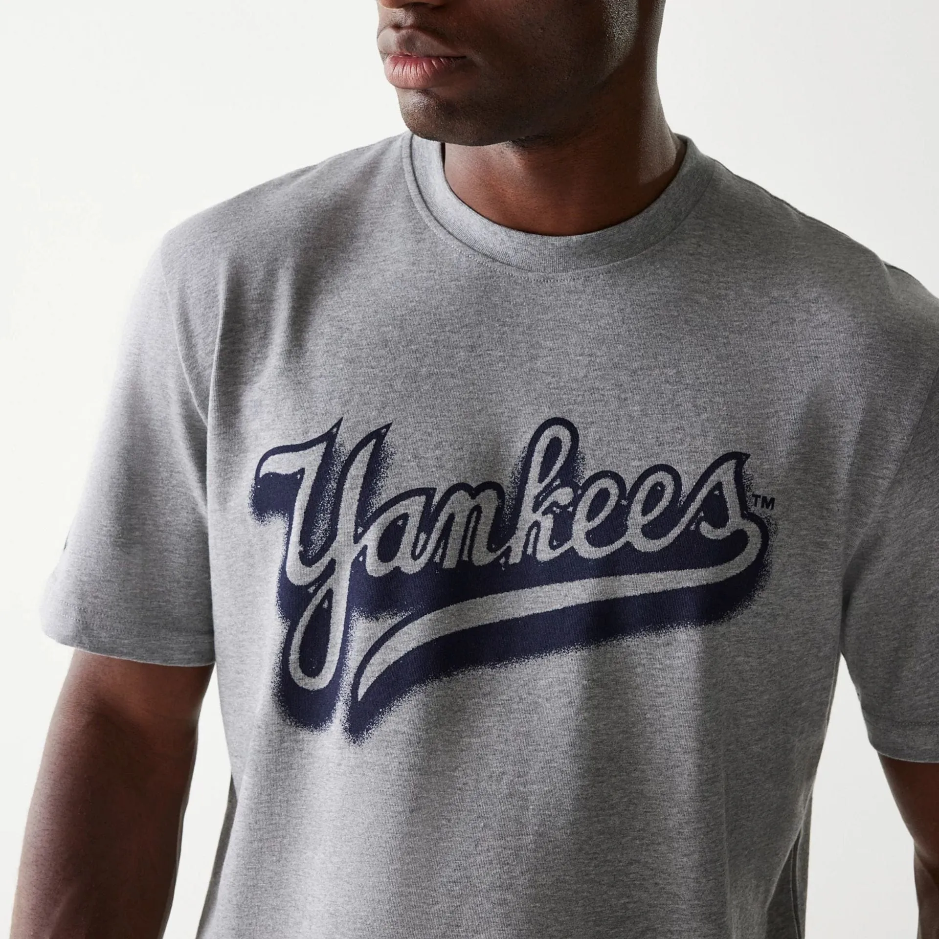 Fashionable Fit New York Yankees OVO x MLB Grey T-Shirt