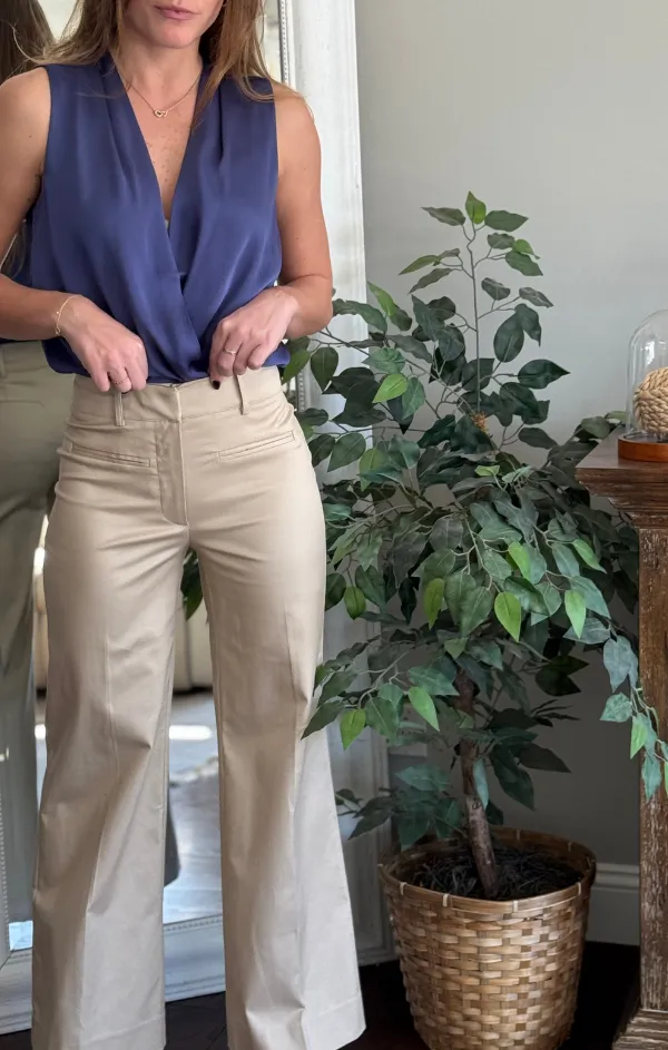 Rayne Gaberdine Pant Water Resistant Finish Organic Cotton