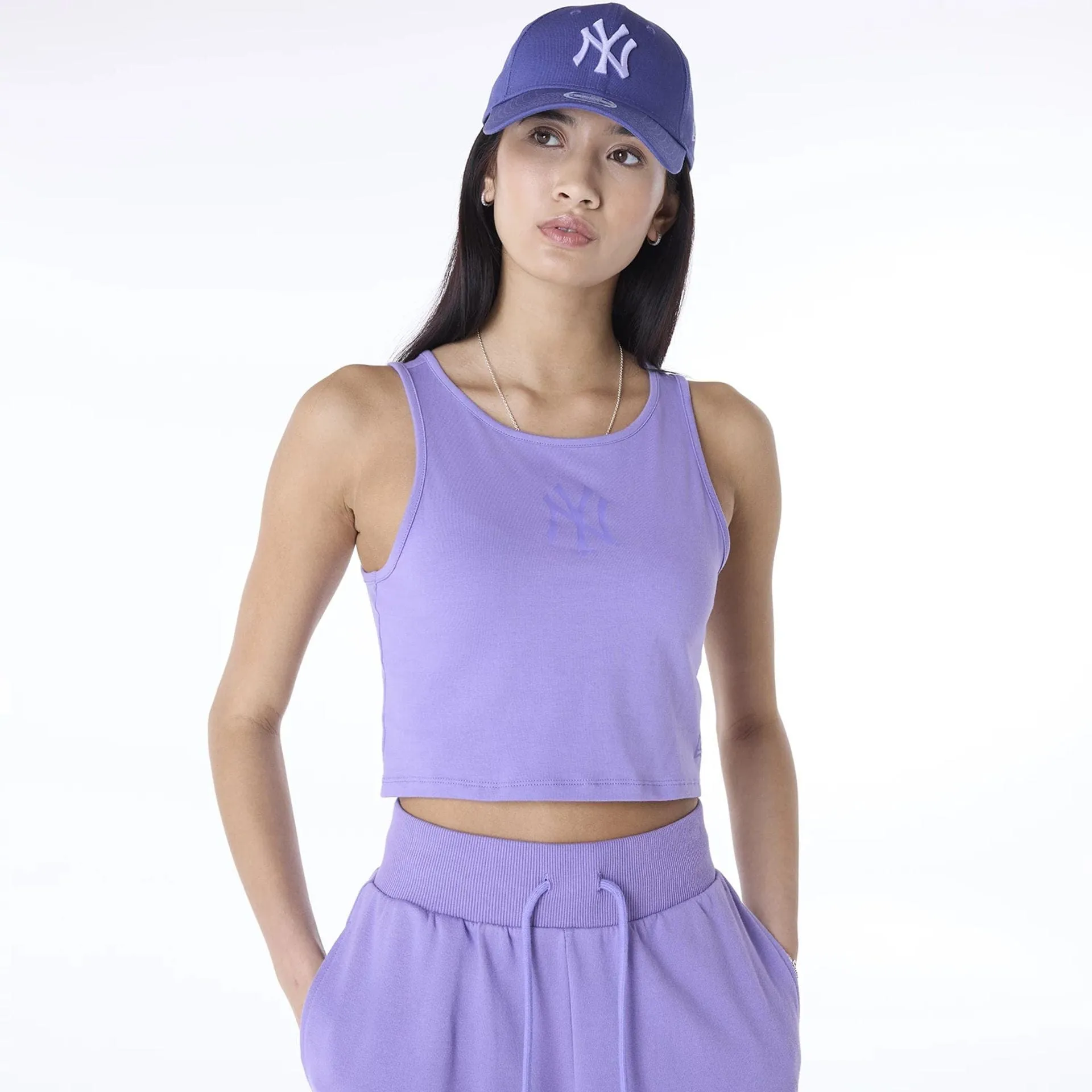 vacation wear Casual Choice Wear New York Yankees Womens MLB League Essential Purple Vest
