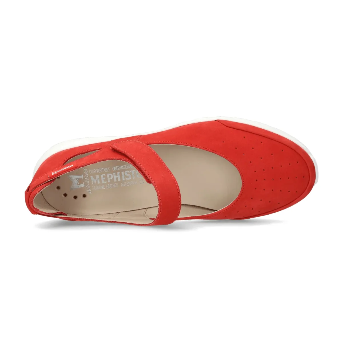 Mephisto Women's Marsia Scarlet Nubuck No Effort Refresh Walk