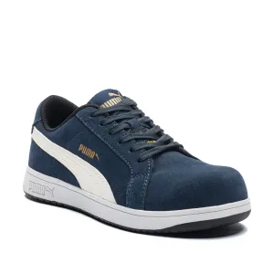 Foam Lining Standing Workers Iconic Suede Navy Low Composite Toe Safety Shoes 640023 - Limited Sizing