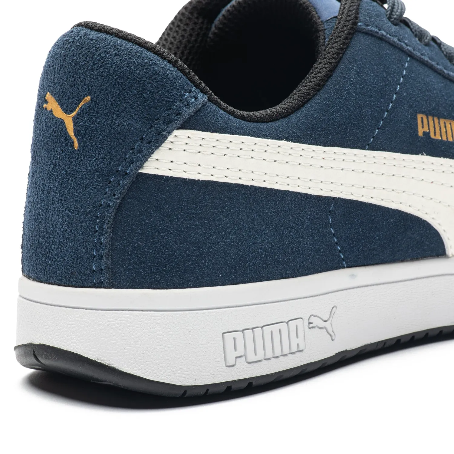 Iconic Suede Navy Low Composite Toe Safety Shoes 640023 - Limited Sizing Arch Support Daily Walk