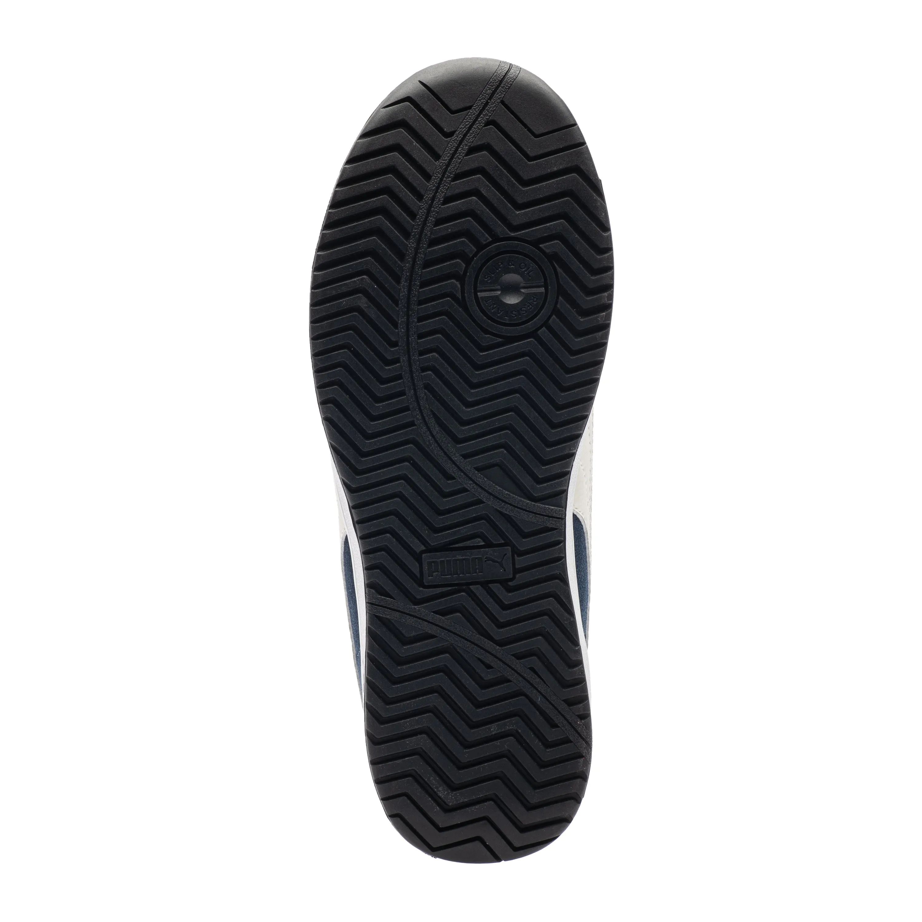 Wide Base Stabilization Iconic Suede Navy Low Composite Toe Safety Shoes 640023 - Limited Sizing