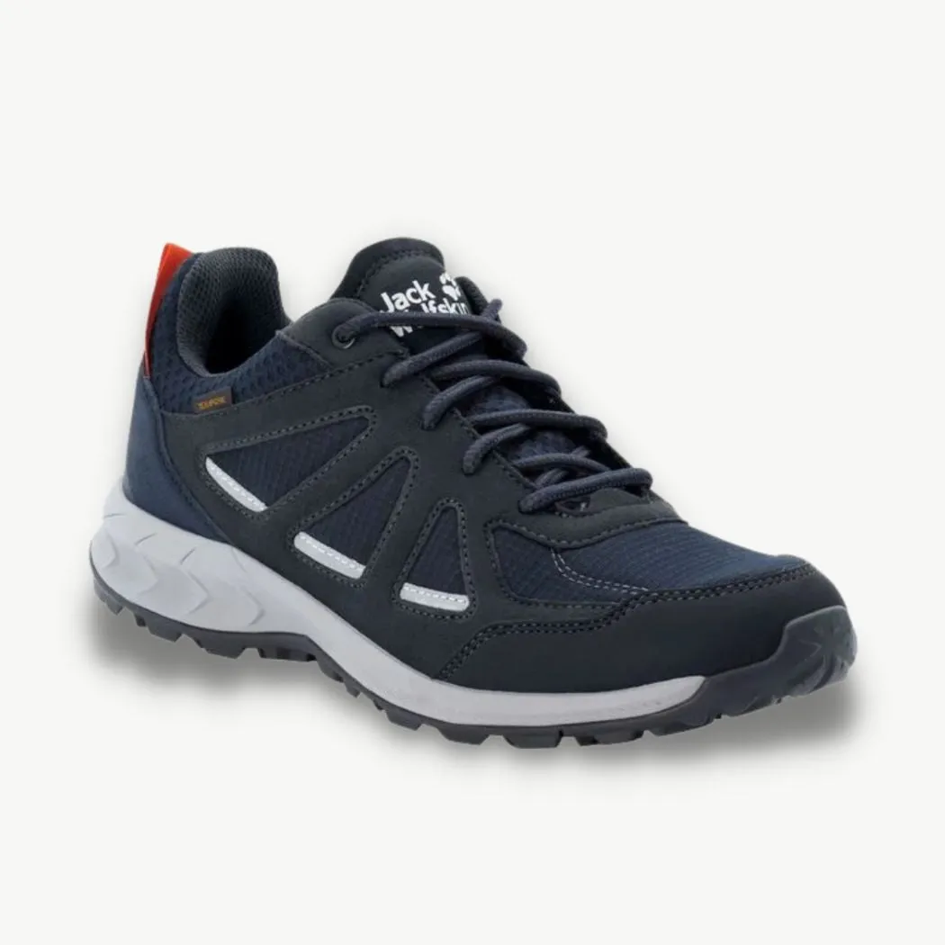 treadmill - friendly running shoes Perforated Tongue Design jack wolfskin Woodland 2 Texapore Low Men's Hiking Shoes